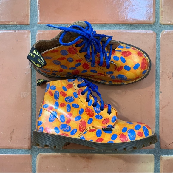 Vintage 90s Dr. Martens Fingerprint Combat Boots
